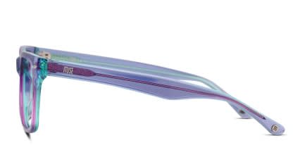 Muse M Classic Purple, Green, Multicolor glasses - Purple / Green / Multicolor - Side View