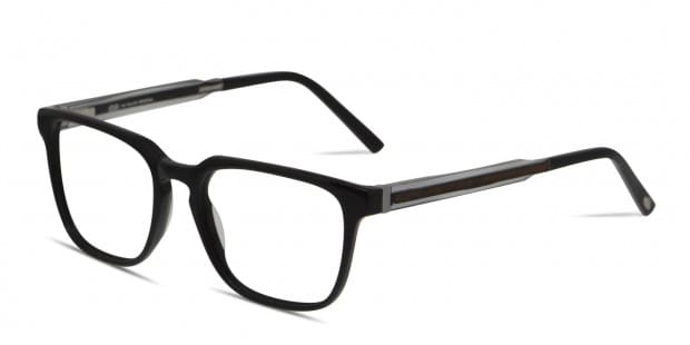 Ottoto Moloko Shiny Black Eyeglasses | Includes FREE Rx Lenses