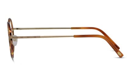 Ottoto Professor Tortoise, Gold glasses - Orange / Tortoise / Gold - Side View