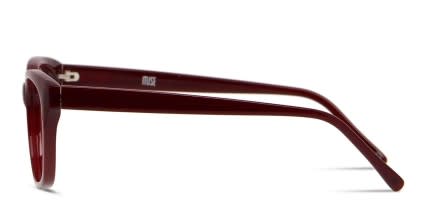 Muse Aligned Red glasses - Red - Side View
