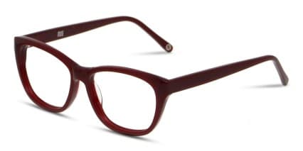 Muse Aligned Red glasses - Red - Angle View