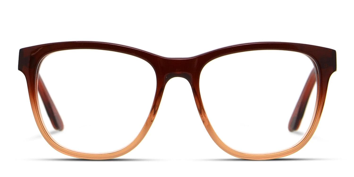Amelia E. Tricia Brown, Orange Prescription Eyeglasses