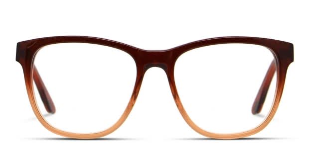 Amelia E. Tricia Brown, Orange Prescription Eyeglasses