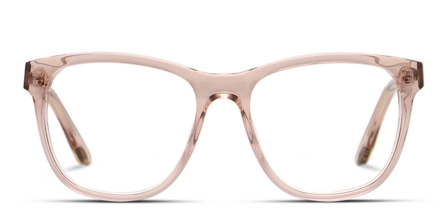 Amelia E. Tricia Pink, Clear glasses - Pink / Clear - Frontal View