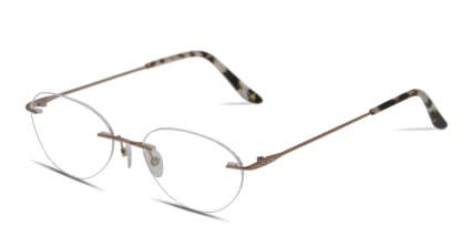 Amelia E. Avriel Rose Gold glasses - Rose Gold - Angle View