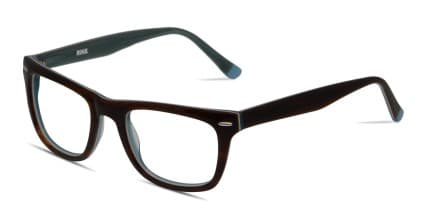 Revel Providence Brown/Blue glasses - Brown / Blue - Angle View
