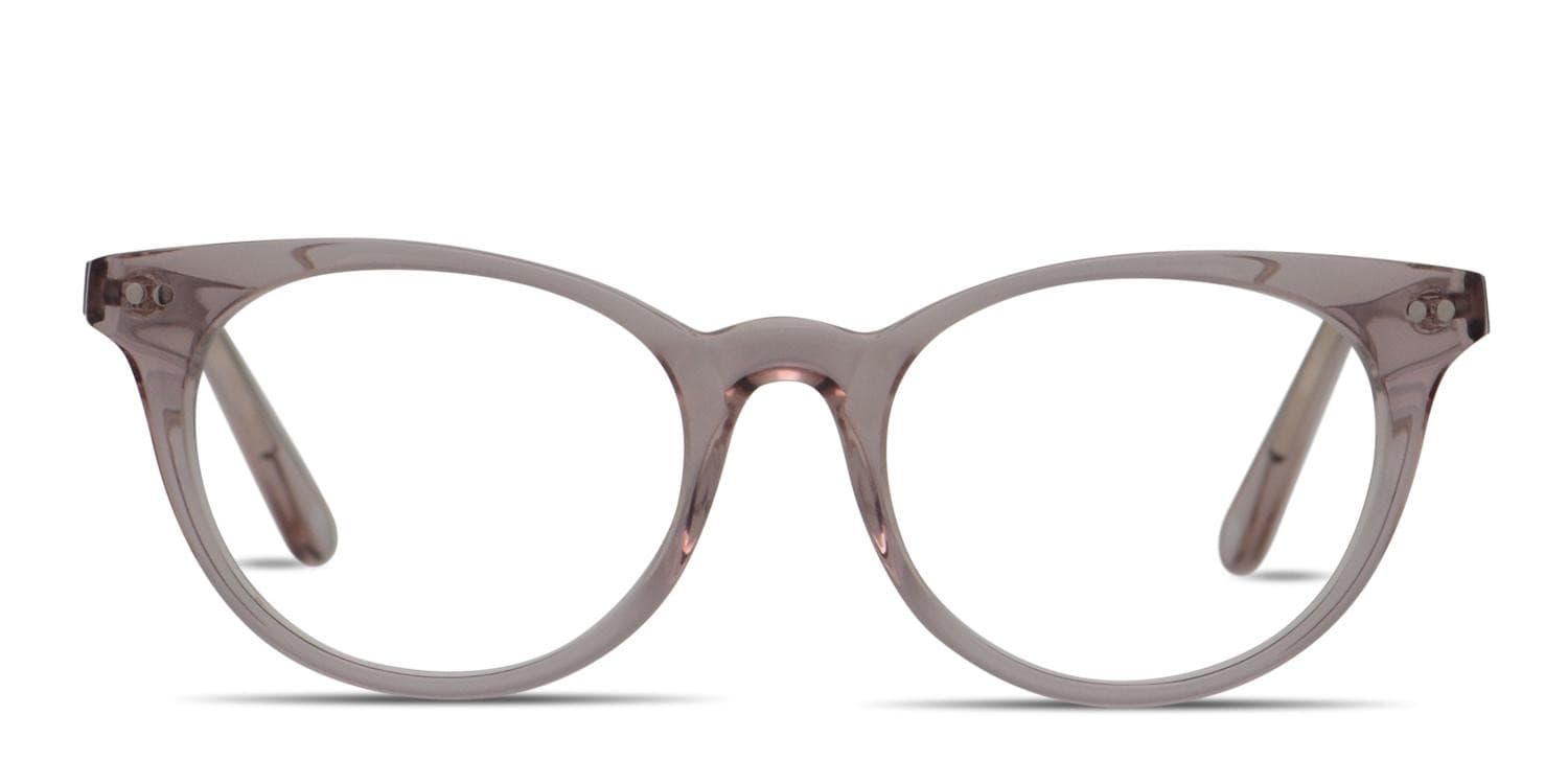 Muse Illinois Clear Beige/Pink glasses - Clear / Pink / Beige - Frontal View