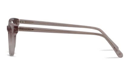 Muse Illinois Clear Beige/Pink glasses - Clear / Pink / Beige - Side View