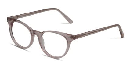 Muse Illinois Clear Beige/Pink glasses - Clear / Pink / Beige - Angle View