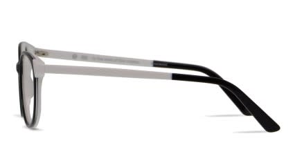 Muse Alaska Black, White glasses - White / Shiny Black - Side View