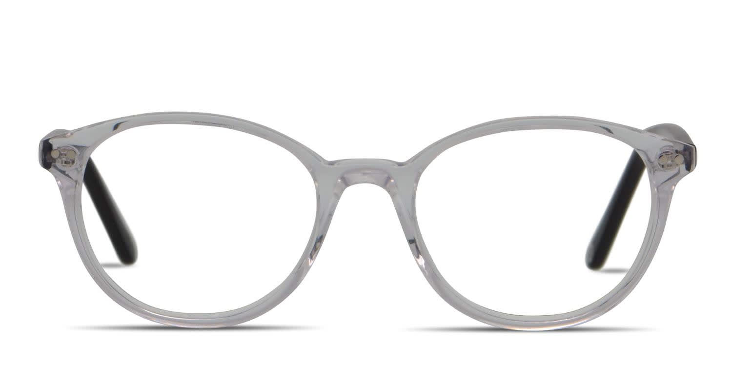 Muse Arkansas Clear/Black glasses - Black / Clear - Frontal View