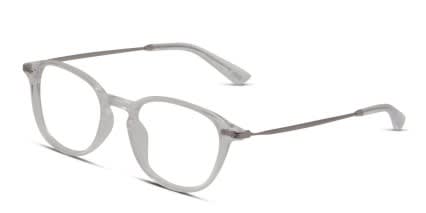 Ottoto Riccardo Clear, Gunmetal glasses - Clear / Gunmetal - Angle View