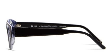 Muse Delaware Gray, Black glasses - Gray / Black - Side View
