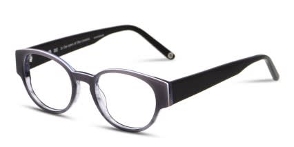 Muse Delaware Gray, Black glasses - Gray / Black - Angle View