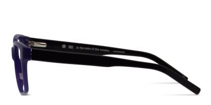 Muse Minnesota Purple/Black glasses - Purple / Black - Side View