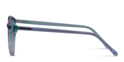 Muse Byers Purple, Green, Multicolor glasses - Purple / Green / Multicolor - Side View