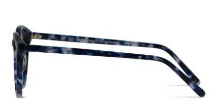 Muse Byers Blue Tortoise glasses - Blue / Tortoise - Side View