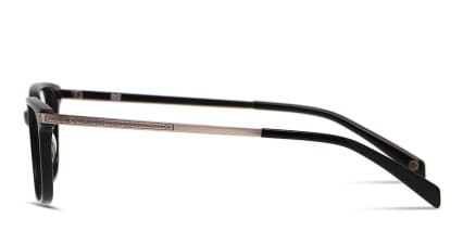 Muse Hitchcock Shiny Black glasses - Shiny Black - Side View