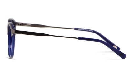 Ottoto Manuel Silver, Blue glasses - Blue / Silver - Side View