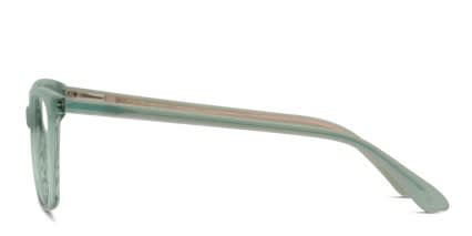 Amelia E. Francisca Green glasses - Green - Side View