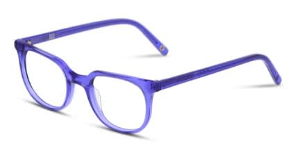 Muse Aileen Clear Purple glasses - Purple / Clear - Angle View