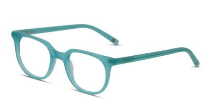 Muse Aileen Blue/Clear glasses - Blue / Clear - Angle View