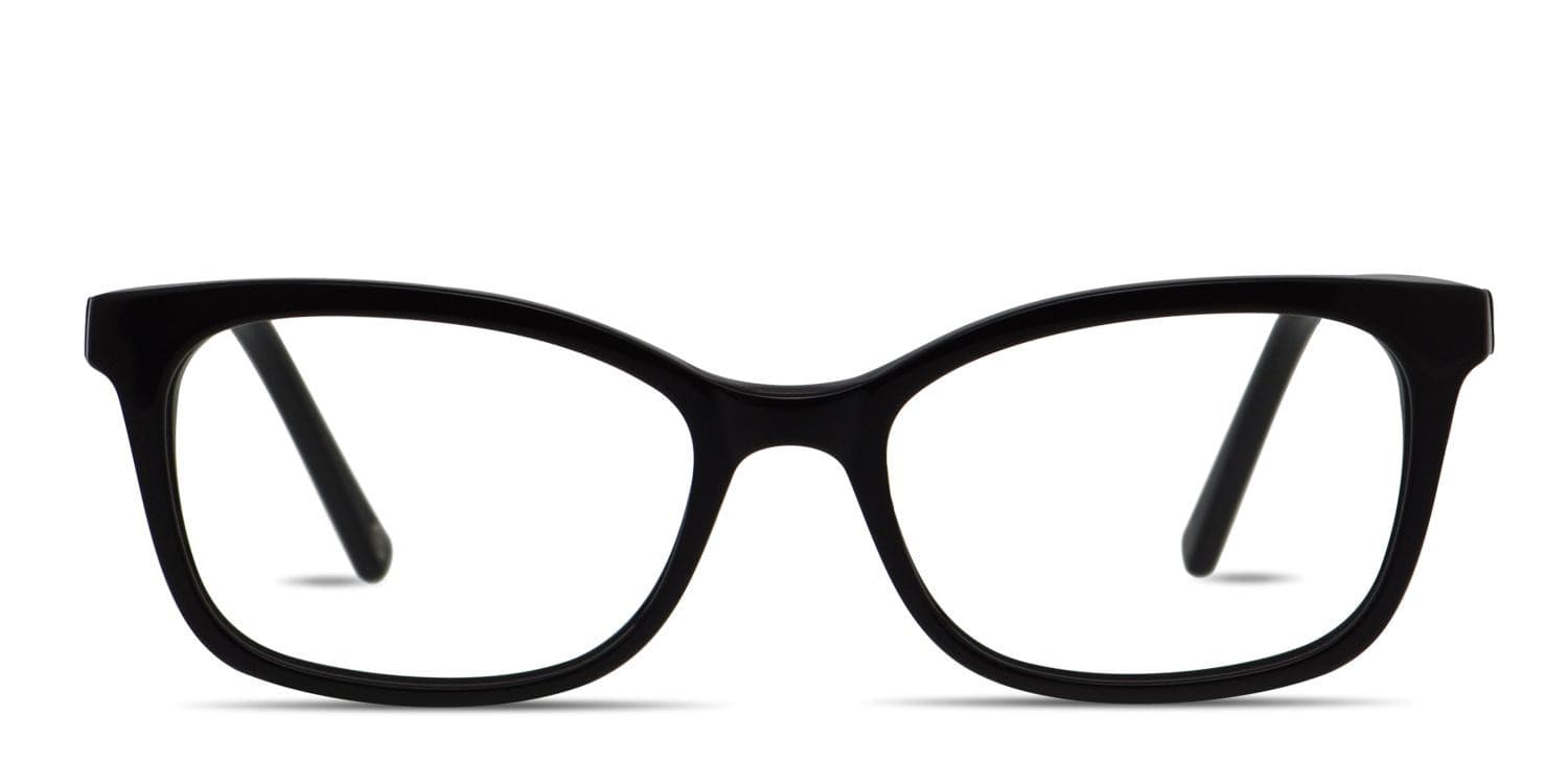 Muse Norma Shiny Black glasses - Shiny Black - Frontal View