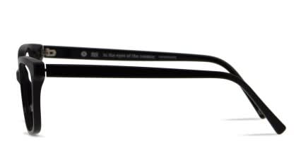 Muse Norma Shiny Black glasses - Shiny Black - Side View