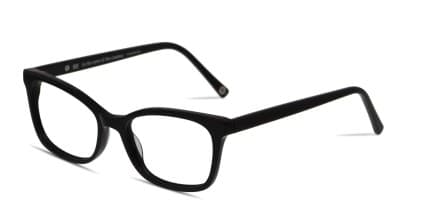 Muse Norma Shiny Black glasses - Shiny Black - Angle View