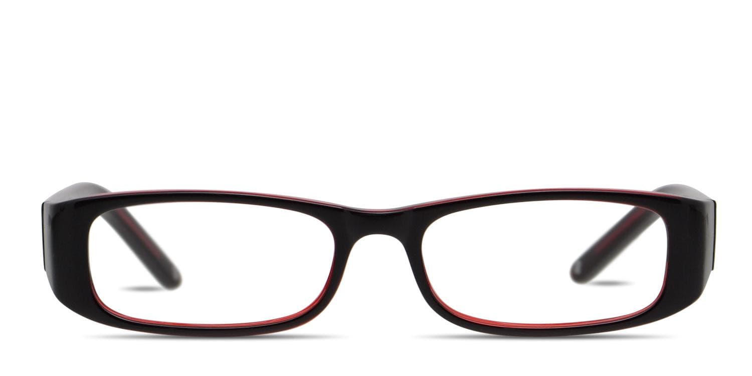 Muse Karri Black, Red glasses - Shiny Black / Red - Frontal View