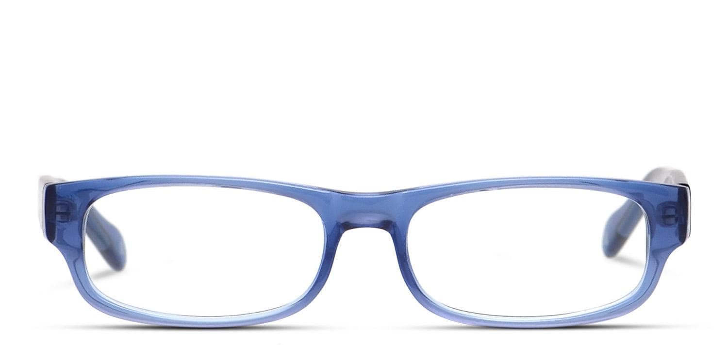 Muse Adler Clear Blue glasses - Blue / Clear - Frontal View