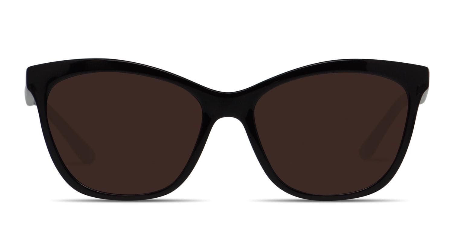 Muse Dominique Shiny Black glasses - Shiny Black - Frontal View