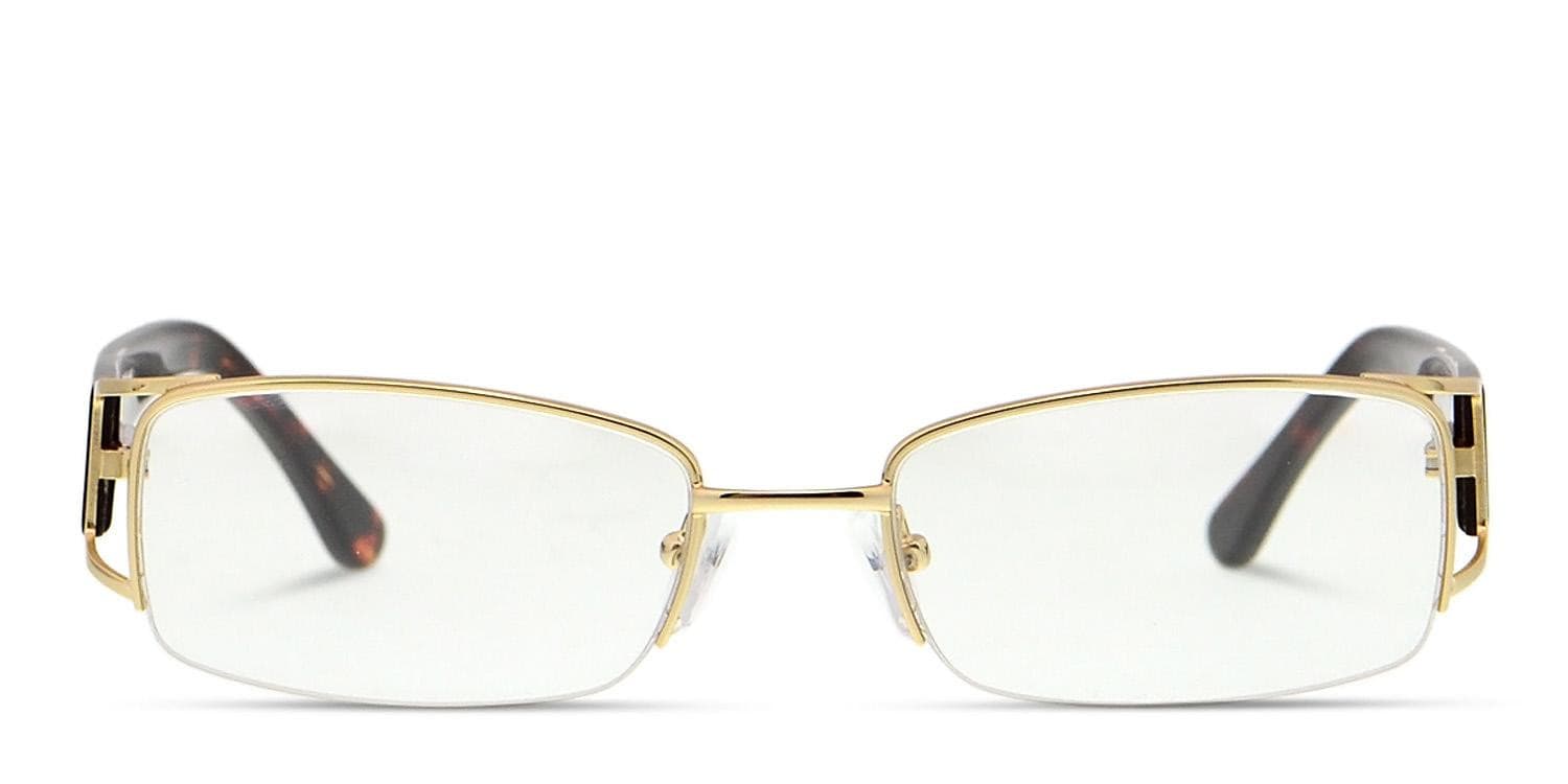 Amelia E. Leaside Gold/Tortoise glasses - Gold / Tortoise - Frontal View