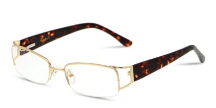 Amelia E. Leaside Gold/Tortoise glasses - Gold / Tortoise - Angle View