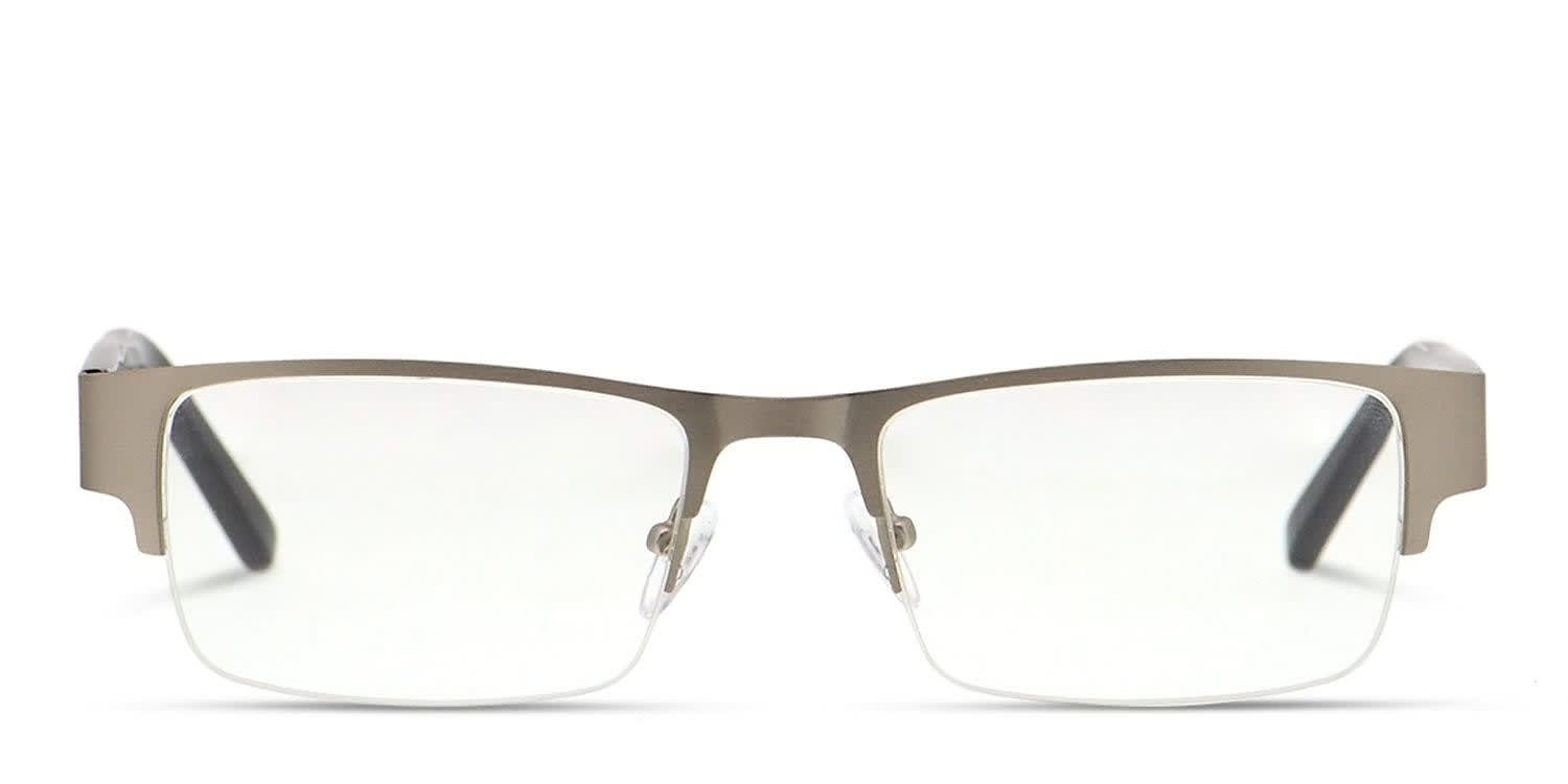 Ottoto Wexford Silver w/Black Prescription Eyeglasses