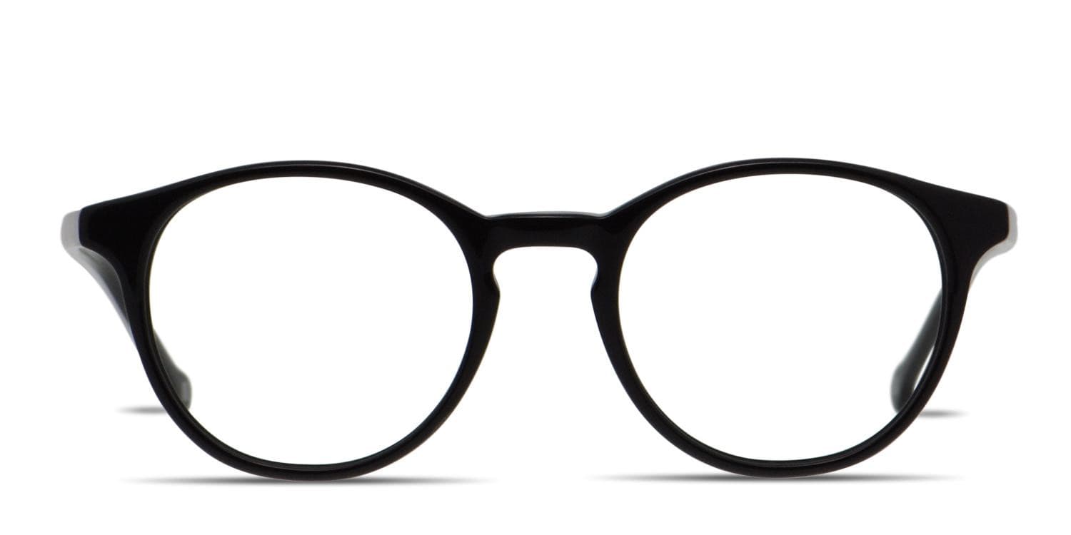 Muse Bedlam Shiny Black glasses - Shiny Black - Frontal View