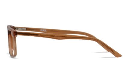 Revel H.C. Clear Brown glasses - Brown / Clear - Side View