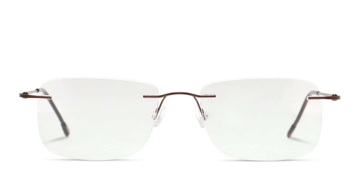 Denver Brown glasses - Brown - Frontal View
