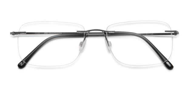 メル91757 Denver Gunmetal Eyeglasses | Includes FREE Rx Lenses