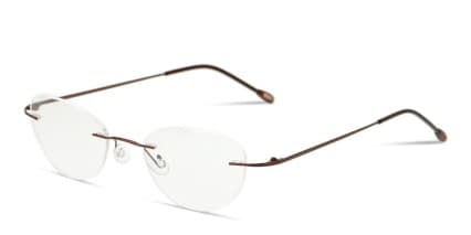 Finnian Brown glasses - Brown - Angle View
