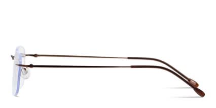 Rome Brown glasses - Brown - Side View