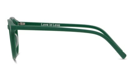 Muse Love Green glasses - Green - Side View