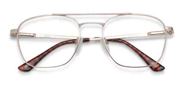 Ottoto Darcio Gold Eyeglasses | Includes FREE Rx Lenses