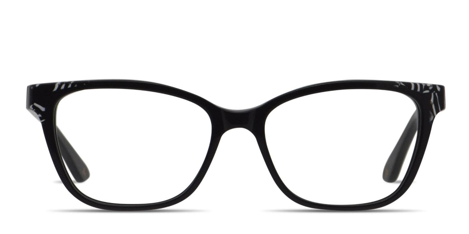 Amelia E. Stryga Shiny Black glasses - Shiny Black - Frontal View