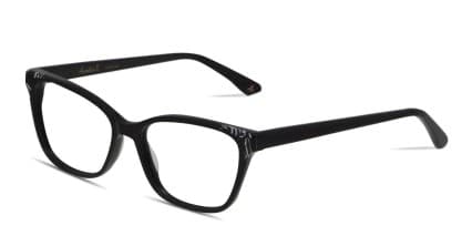 Amelia E. Stryga Shiny Black glasses - Shiny Black - Angle View