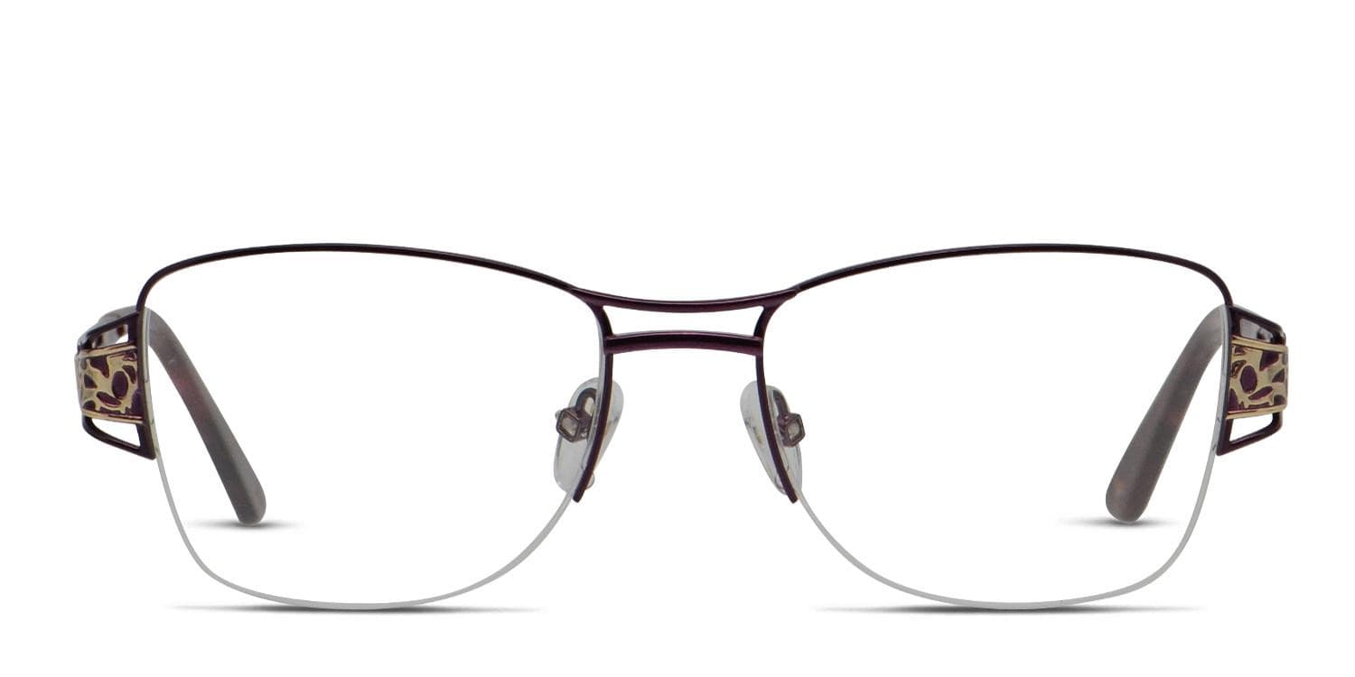 Amelia E. Kaia Purple glasses - Purple - Frontal View