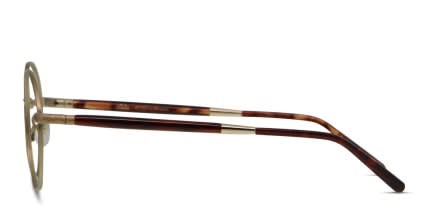 Ottoto Montecalvo Gold/Brown/Tortoise glasses - Gold / Brown / Tortoise - Side View