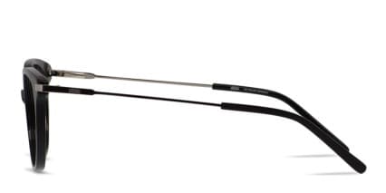 Ottoto Ofir Black/Silver glasses - Shiny Black / Silver - Side View