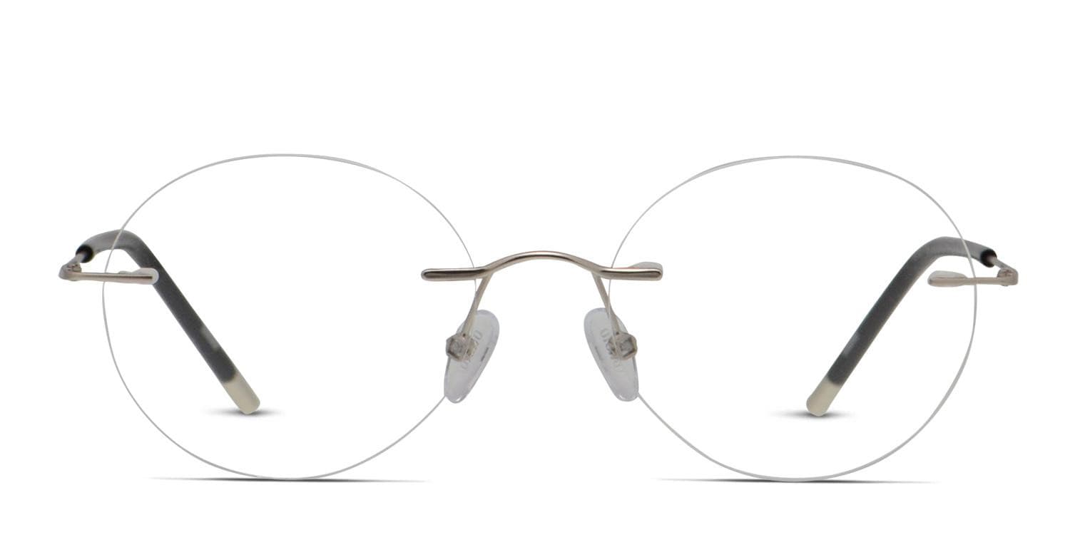 Ottoto Minimalist Silver, Black glasses - Silver - Frontal View