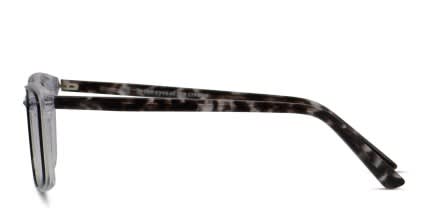 Muse Menno Black/Clear/Tortoise/Gray glasses - Black / Clear / Tortoise / Gray - Side View